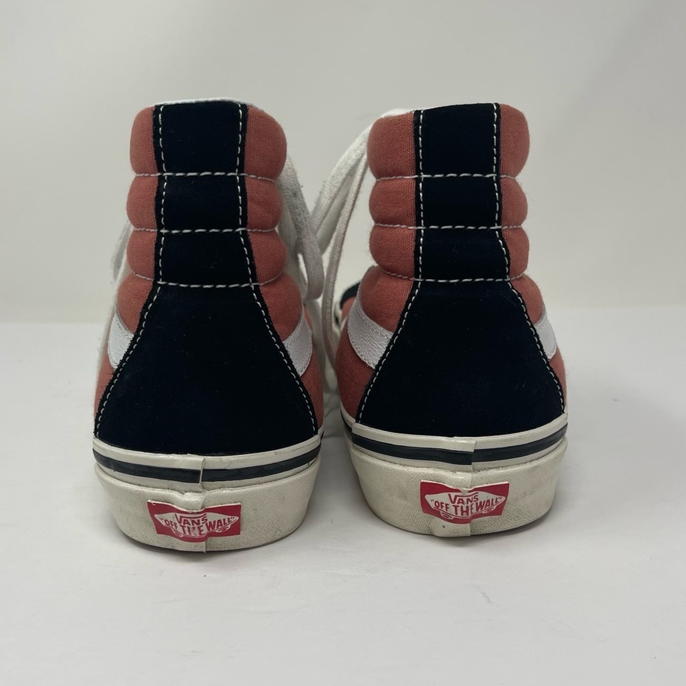 Vans Shoes Womens 8.5 Mens 7 Sk8‎ Hi 38 DX Pink Black Suede Ultra Cush Anaheim - Picture 4 of 12